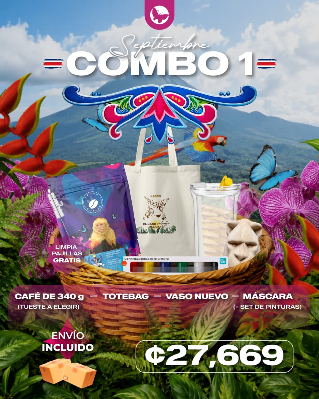 Combo #1 Un Pedacito de Costa Rica
