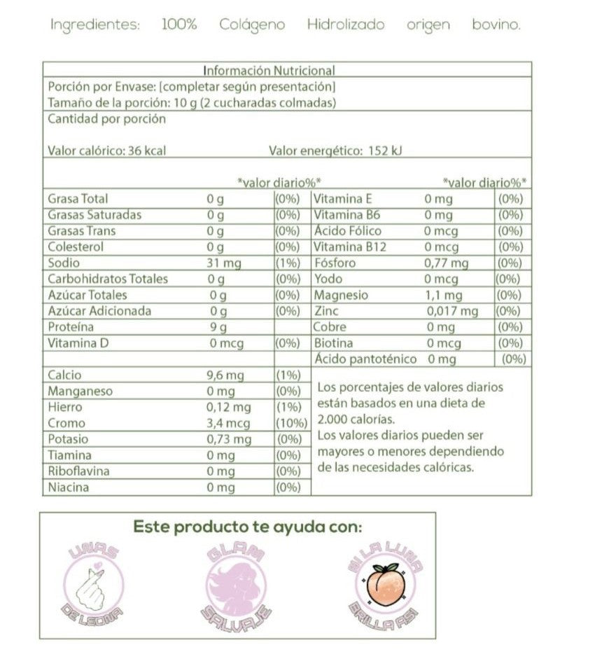 Kaoro Colágeno Hidrolizado – 300g (Sin Sabor)