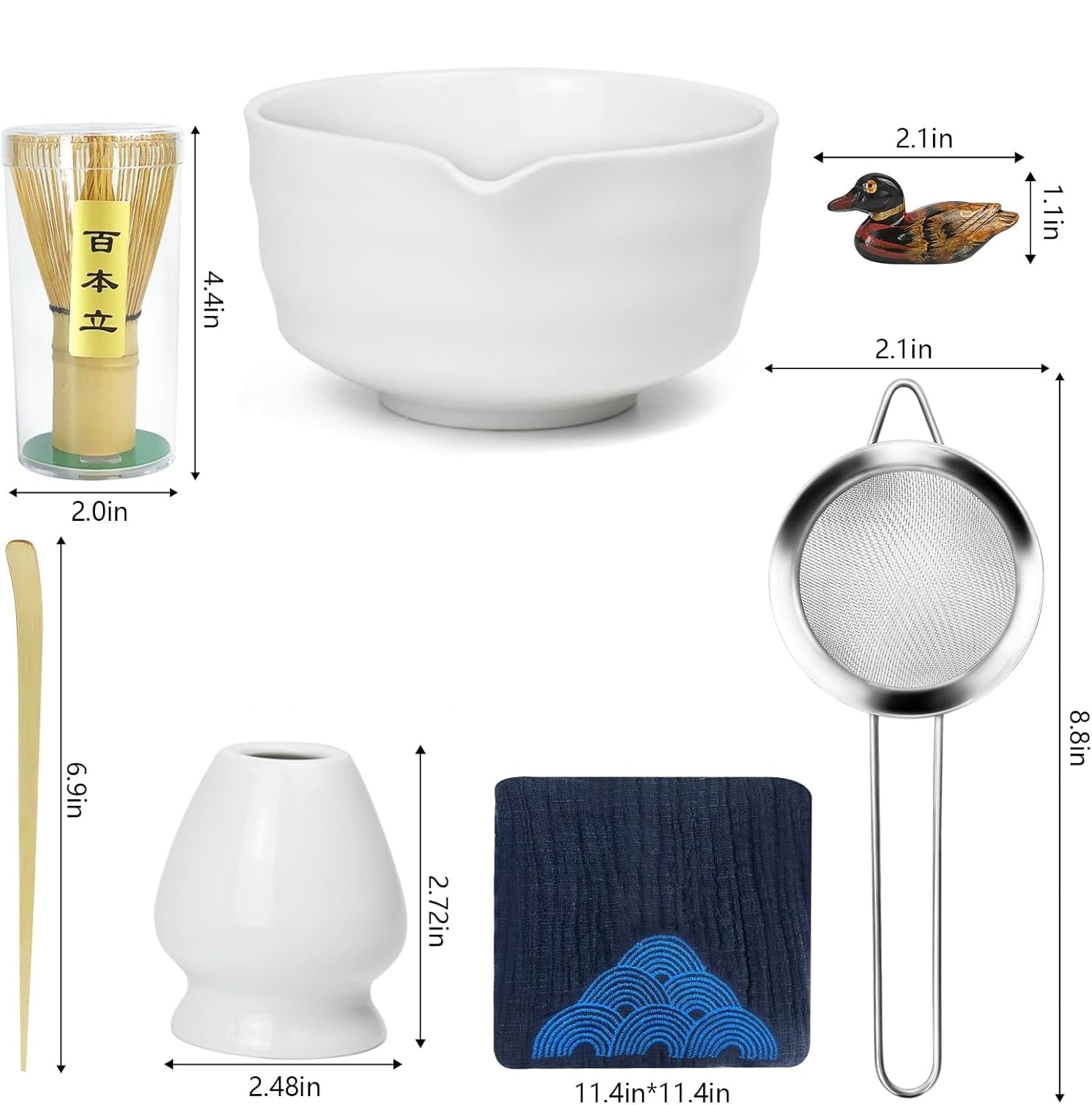 Set de Matcha de 7 Piezas – Blanco (Envío incluido)